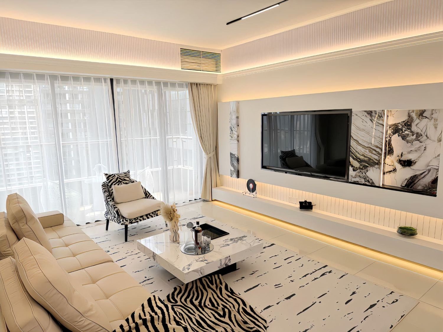 Faceing north,high floor 3BR 140SQM- LingFeng garden（领峰园）
