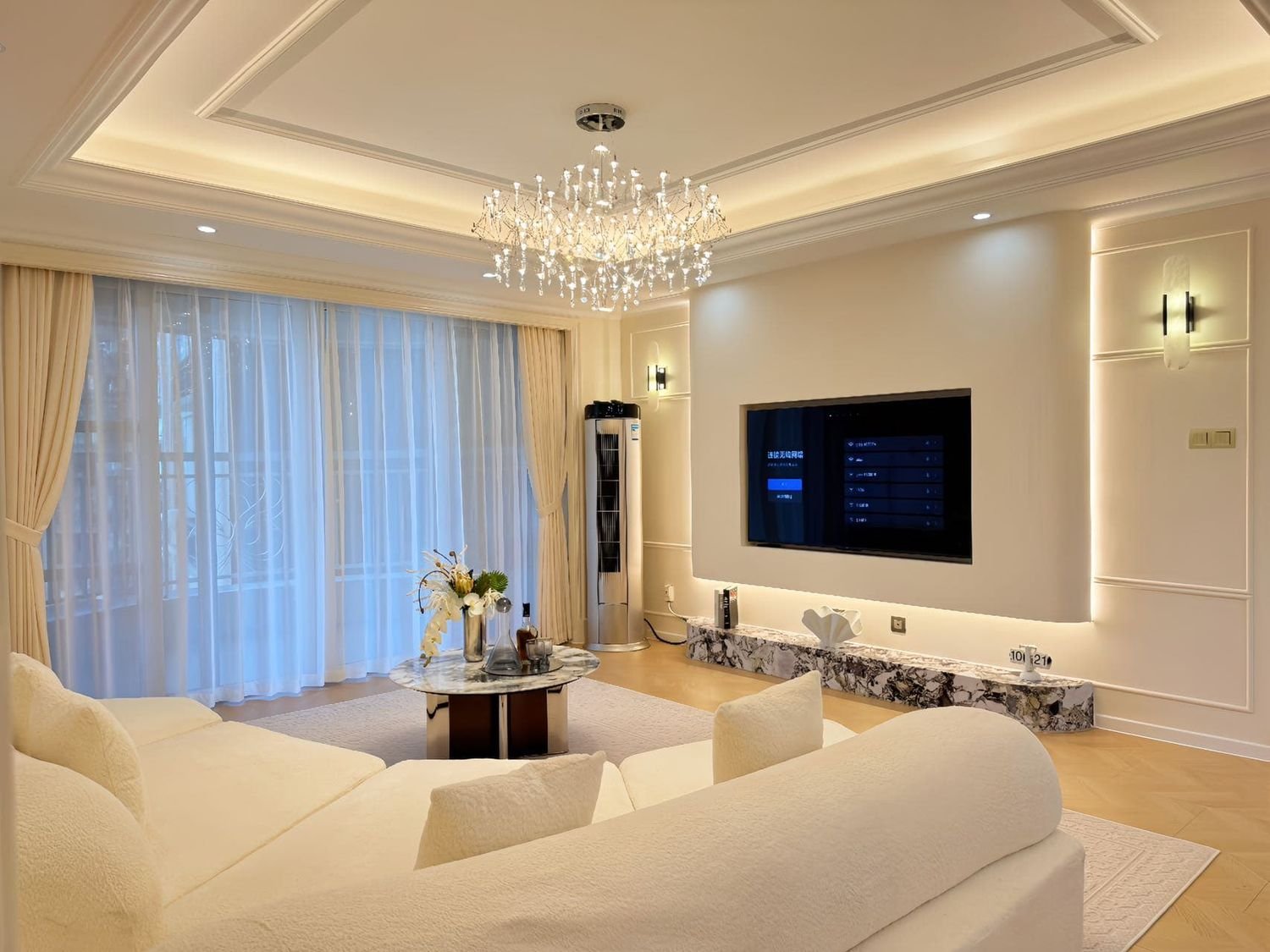 Hai Zhu apartment for rent 4BR 180SQM-Pearl river royal (珠江帝景苑紫龙府）