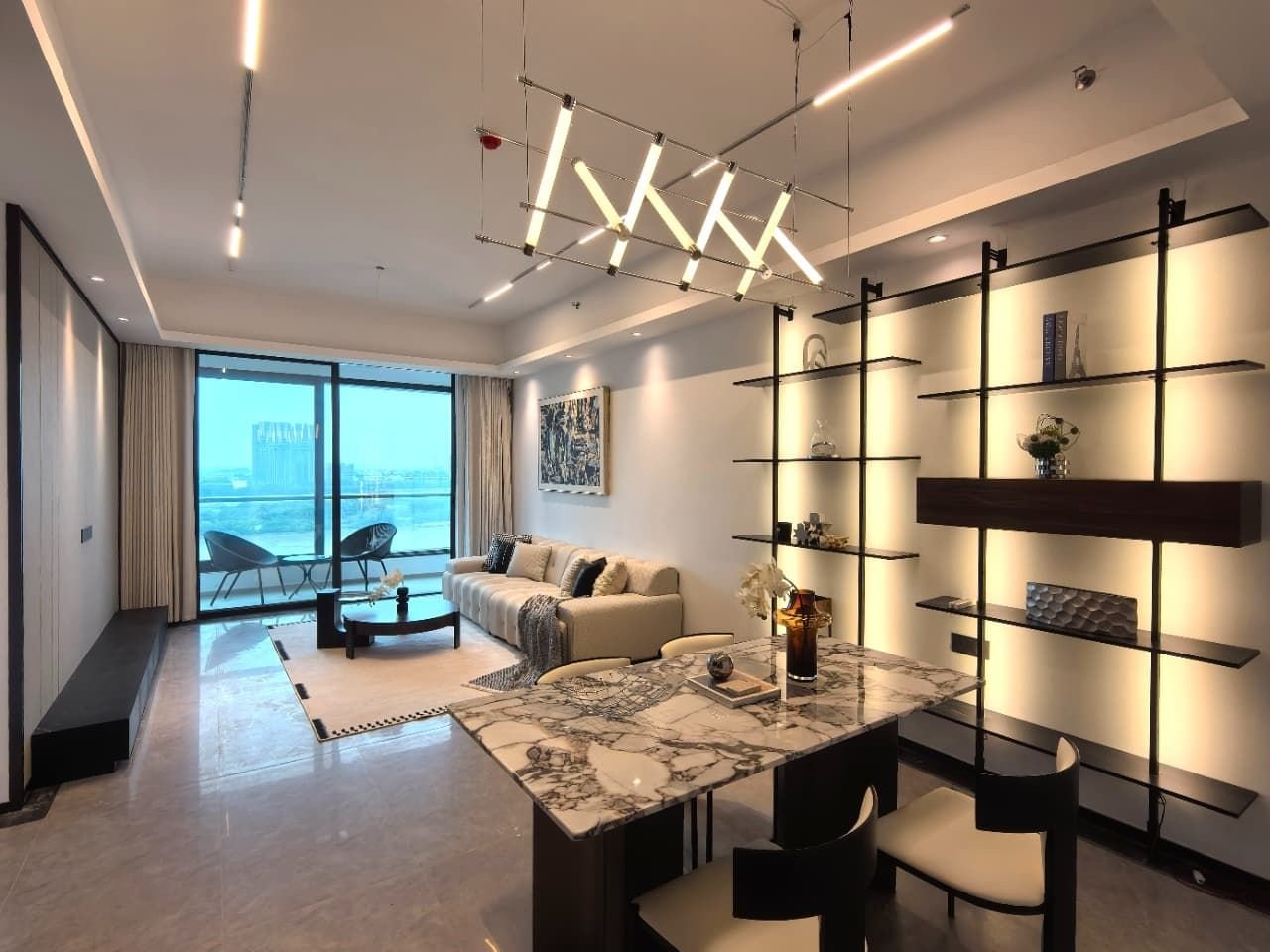 Guangzhou apartment high-rise residential buildings, 3BR 175SQM - J Living(朱美拉公寓